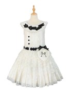 Miss Point Dream Lace Salopette(Reservation/2 Colours/Full Payment Without Shipping)